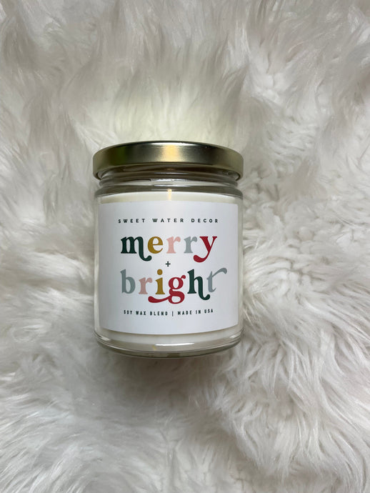 Merry + Bright Soy Candle | Arrow Boutique | | Arrow Women's Boutique