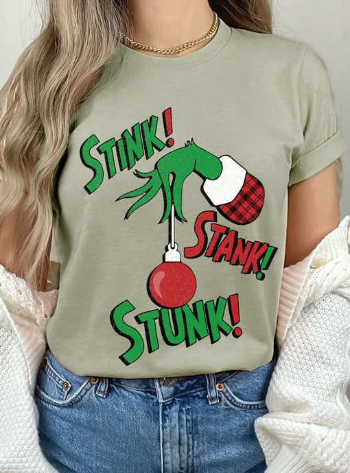 Stink Stank Stunk Grinch Tee | Arrow Boutique | | Arrow Women's Boutique