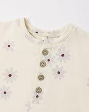 Load image into Gallery viewer, Relaxed Fleece Jumpsuit Blue Daisy | Quincy Mae