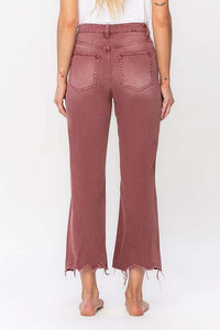 90's Vintage High Rise Crop Flare Jeans | VERVET by Flying Monkey | | Arrow Women's Boutique