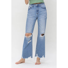 Load image into Gallery viewer, 90s Vintage High Rise Distressed Flare Jean | Arrow Boutique | | Arrow Women&#39;s Boutique