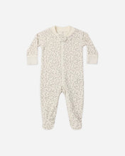 Load image into Gallery viewer, Zip Long Sleeve Sleeper Footie Floret | Quincy Mae