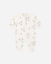 Load image into Gallery viewer, Relaxed Fleece Jumpsuit Blue Daisy | Quincy Mae