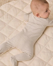 Load image into Gallery viewer, Baby Footie Laurel Microstripe | Quincy Mae | Quincy Mae | | Arrow Women's Boutique
