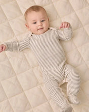 Load image into Gallery viewer, Baby Footie Laurel Microstripe | Quincy Mae | Quincy Mae | | Arrow Women's Boutique