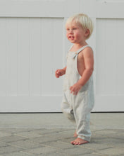 Load image into Gallery viewer, Baby Overall Heathered Light Blue Rylee &amp; Cru | Rylee &amp; Cru | | Arrow Women's Boutique