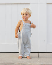 Load image into Gallery viewer, Baby Overall Heathered Light Blue Rylee &amp; Cru | Rylee &amp; Cru | | Arrow Women's Boutique