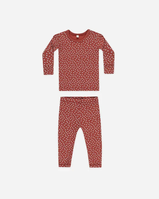 Bamboo Pajama Set | Tiny Hearts Quincy Mae | Quincy Mae | | Arrow Women's Boutique