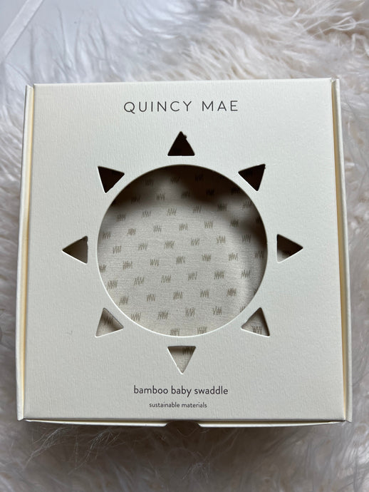Bamboo Swaddle Blanket | Oat Check Quincy Mae | Quincy Mae | | Arrow Women's Boutique
