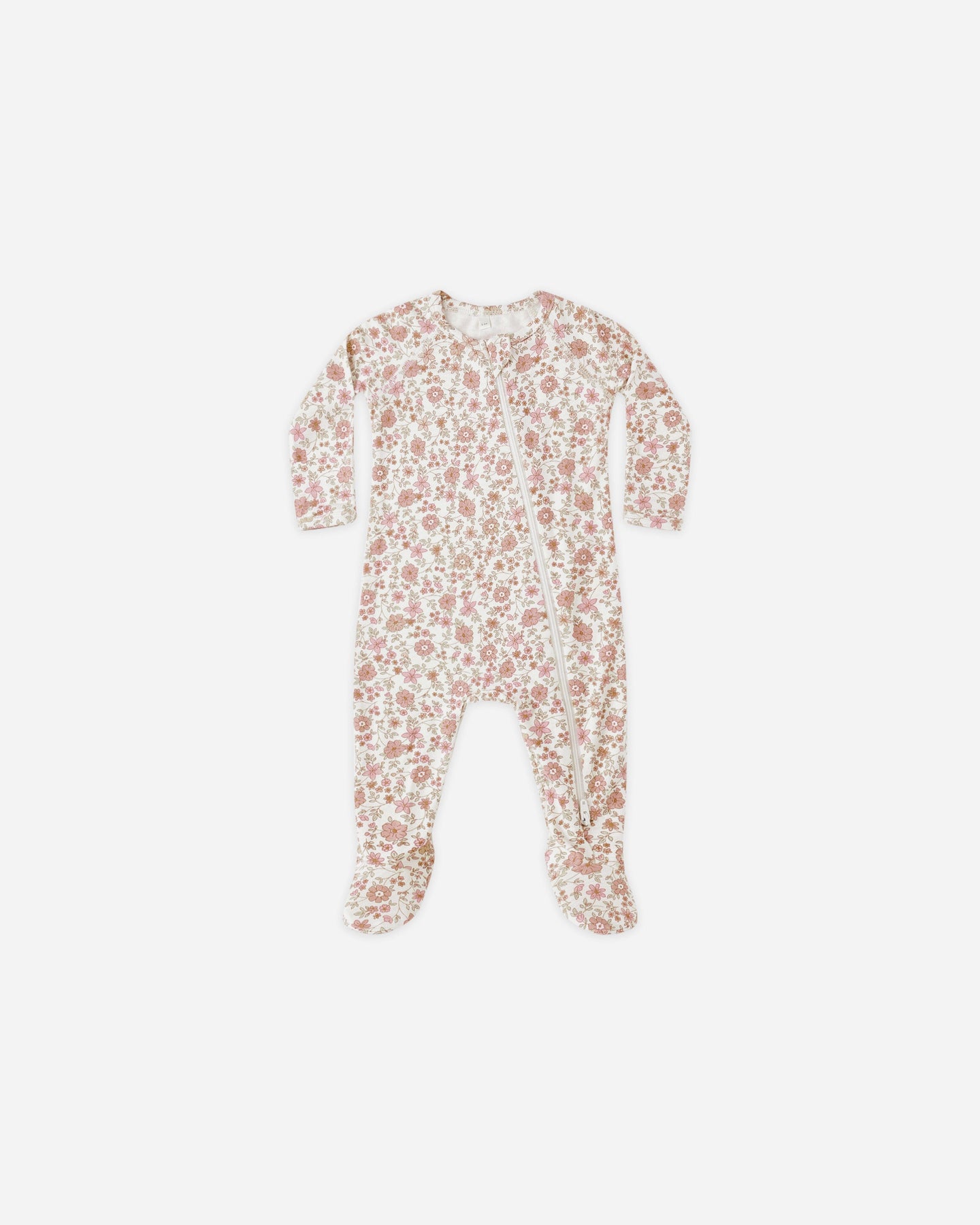 Bamboo Zip Footie | Bloom Quincy Mae | Quincy Mae | | Arrow Women's Boutique