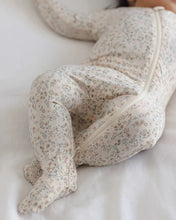 Load image into Gallery viewer, Bamboo Zip Footie Bloom | Quincy Mae | Quincy Mae | | Arrow Women's Boutique