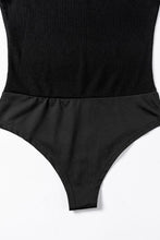Load image into Gallery viewer, Black Mesh Patchwork Sleeveless Bodysuit | Arrow Boutique | | Arrow Women&#39;s Boutique