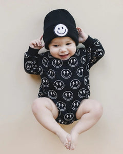 Bubble Romper | Electric Smiley | Lucky Panda Kids | | Arrow Women's Boutique