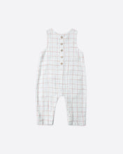 Load image into Gallery viewer, Button Jumpsuit Light Blue Plaid Rylee &amp; Cru | Rylee &amp; Cru | | Arrow Women's Boutique
