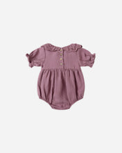Load image into Gallery viewer, Collared Romper | Mulberry Quincy Mae | Quincy Mae | | Arrow Women&#39;s Boutique
