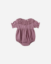 Load image into Gallery viewer, Collared Romper | Mulberry Quincy Mae | Quincy Mae | | Arrow Women&#39;s Boutique