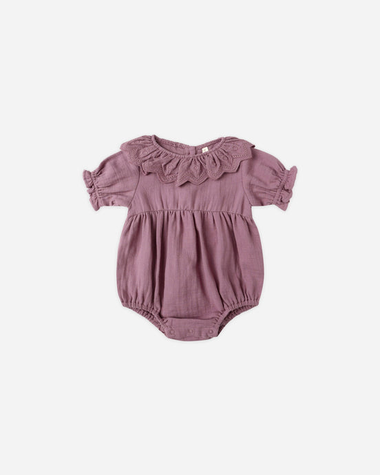 Collared Romper | Mulberry Quincy Mae | Quincy Mae | | Arrow Women's Boutique