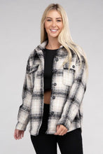 Load image into Gallery viewer, Cozy Plaid Flannel Shacket | Ambiance Apparel | | Arrow Women&#39;s Boutique