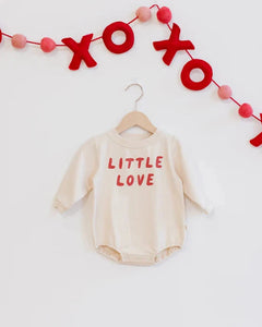 Crewneck Bubble Romper | Little Love Quincy Mae | Quincy Mae | | Arrow Women's Boutique