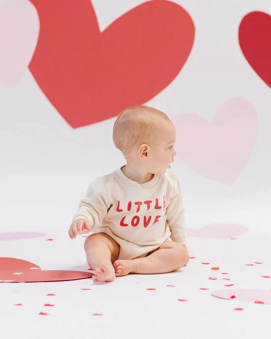Crewneck Bubble Romper | Little Love Quincy Mae | Quincy Mae | | Arrow Women's Boutique