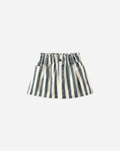 Load image into Gallery viewer, Denim Mini Skirt Navy Stripe Rylee &amp; Cru | Rylee &amp; Cru | | Arrow Women's Boutique