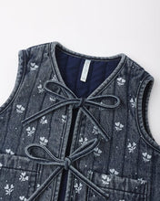 Load image into Gallery viewer, Denim Vest Heart Ditsy | Rylee &amp; Cru | Rylee &amp; Cru | | Arrow Women's Boutique