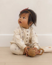 Load image into Gallery viewer, Relaxed Fleece Jumpsuit Blue Daisy | Quincy Mae