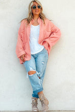 Load image into Gallery viewer, Flamingo Plus Size Solid Color Chest Pockets Crinkled Blouse | Arrow Boutique | | Arrow Women&#39;s Boutique