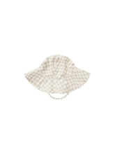 Load image into Gallery viewer, Floppy Sun Hat | Dove Check | Arrow Boutique | | Arrow Women&#39;s Boutique