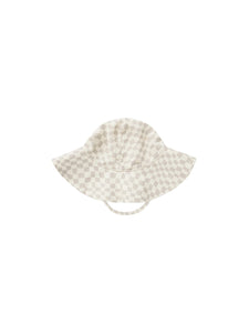 Floppy Sun Hat | Dove Check | Arrow Boutique | | Arrow Women's Boutique