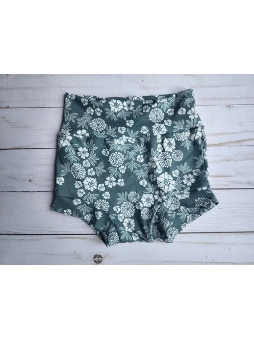 Green Floral Bummies | Small Blessings Design | | Arrow Women's Boutique