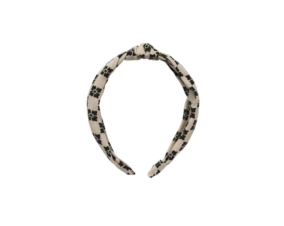 Knotted Headband ll Flower Check Rylee & Cru | Arrow Boutique | | Arrow Women's Boutique