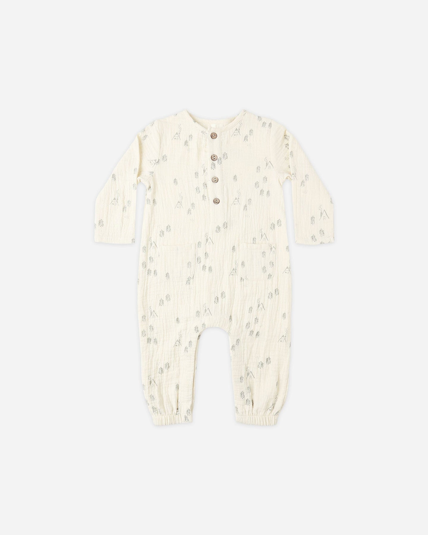 Long Sleeve Woven Jumpsuit | Woods Rylee & Cru | Rylee & Cru | | Arrow Women's Boutique