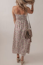 Load image into Gallery viewer, Multicolour Bohemian Ditsy Floral Smocked Fit Flare Sundress | Arrow Boutique | | Arrow Women&#39;s Boutique