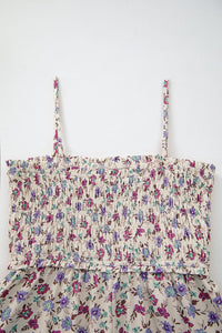 Multicolour Bohemian Ditsy Floral Smocked Fit Flare Sundress | Arrow Boutique | | Arrow Women's Boutique