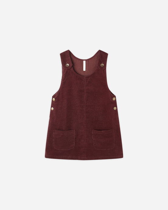 Odette Overall Dress | Burgundy Rylee & Cru | Rylee & Cru | | Arrow Women's Boutique