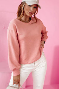 Pale Chestnut Bowknot Dewback Round Neck Sweatshirt | Arrow Boutique | | Arrow Women's Boutique