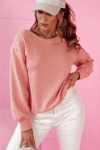 Pale Chestnut Bowknot Dewback Round Neck Sweatshirt | Arrow Boutique | | Arrow Women's Boutique