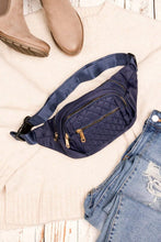 Load image into Gallery viewer, Quilted Belt Sling Bum Bag | Aili&#39;s Corner | | Arrow Women&#39;s Boutique