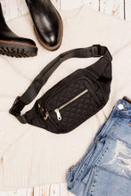 Load image into Gallery viewer, Quilted Belt Sling Bum Bag | Aili&#39;s Corner | | Arrow Women&#39;s Boutique