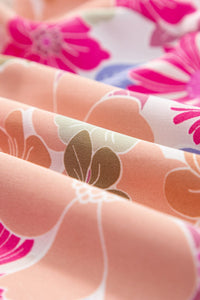 Rose Summer Floral Square Neck Puff Sleeve Babydoll Dress | Arrow Boutique | | Arrow Women's Boutique