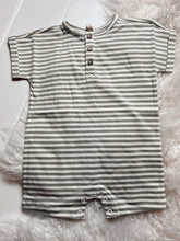Load image into Gallery viewer, Short Sleeve One-Piece | Sage Stripe Quincy Mae | Quincy Mae | | Arrow Women&#39;s Boutique