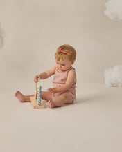 Load image into Gallery viewer, Waffle Cinch Romper | Pink Daisy Quincy Mae | Quincy Mae | | Arrow Women's Boutique