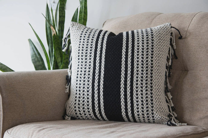 18x18 Hand Woven Homestead Pillow | Foreside | | Arrow Women's Boutique
