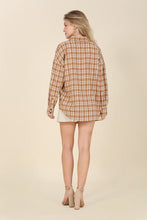 Load image into Gallery viewer, Autumn beige plaid shirts | Lilou | | Arrow Women&#39;s Boutique