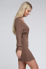 Load image into Gallery viewer, Cable Knit Sweater Dress | Nuvi Apparel | | Arrow Women&#39;s Boutique