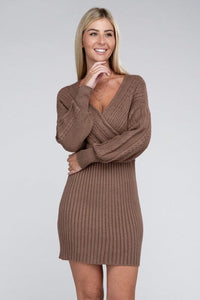 Cable Knit Sweater Dress in Latte – Shopover Fashion Boutique