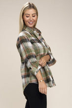 Load image into Gallery viewer, Checked Pocket long sleeve shirt | Nuvi Apparel | | Arrow Women&#39;s Boutique