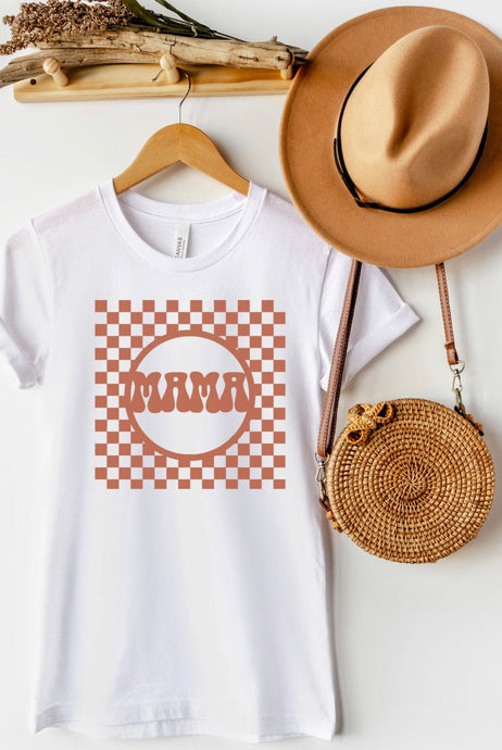 Checkered Mama Tee | Not specified | | Arrow Women's Boutique