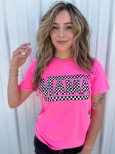 Load image into Gallery viewer, Checkered Mama Tee | Ask Apparel | | Arrow Women&#39;s Boutique